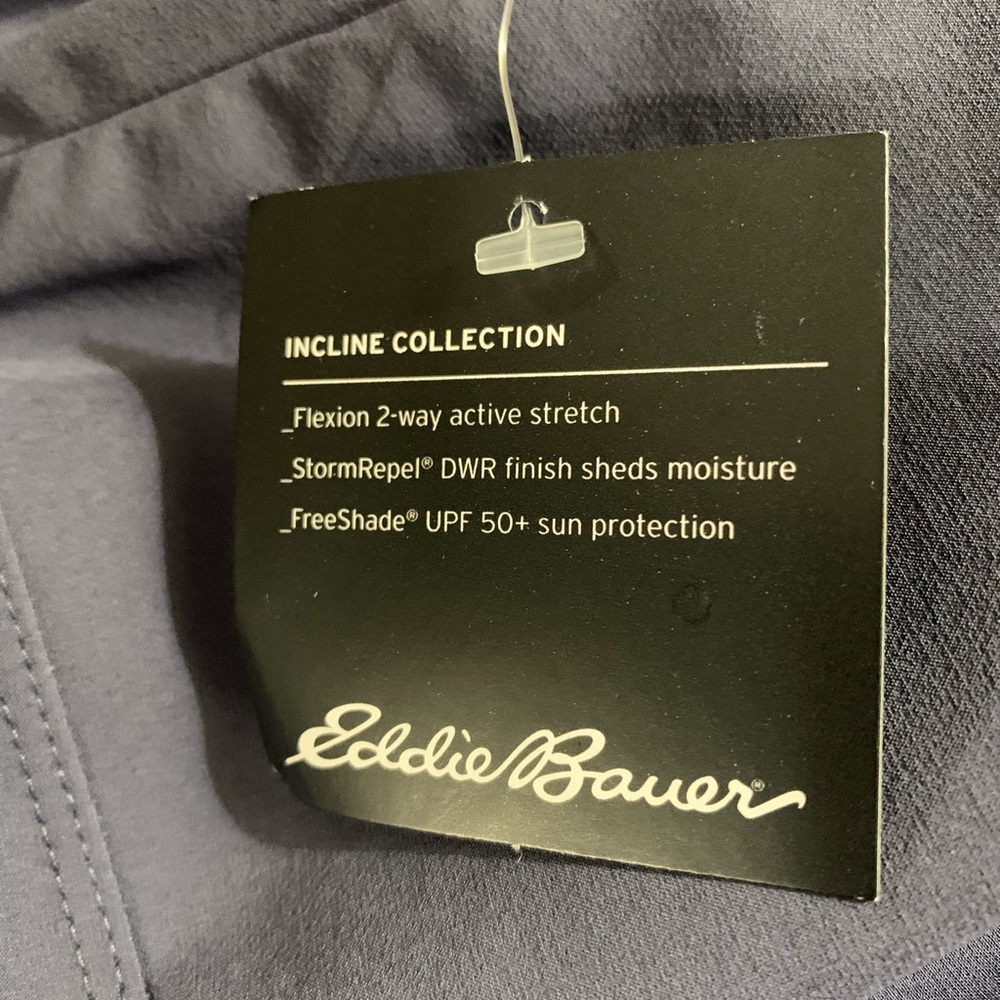 NWT Eddie Bauer Slate Blue Utility Pants - Picture 6 of 7